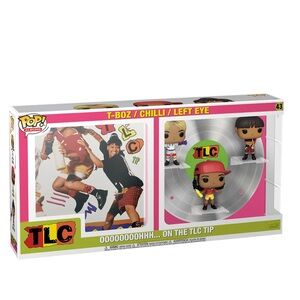 Funko Pop! Albums Deluxe: TLC with Red, Green, Black